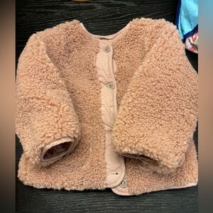 Zara little girls jacket size 3/4 like new